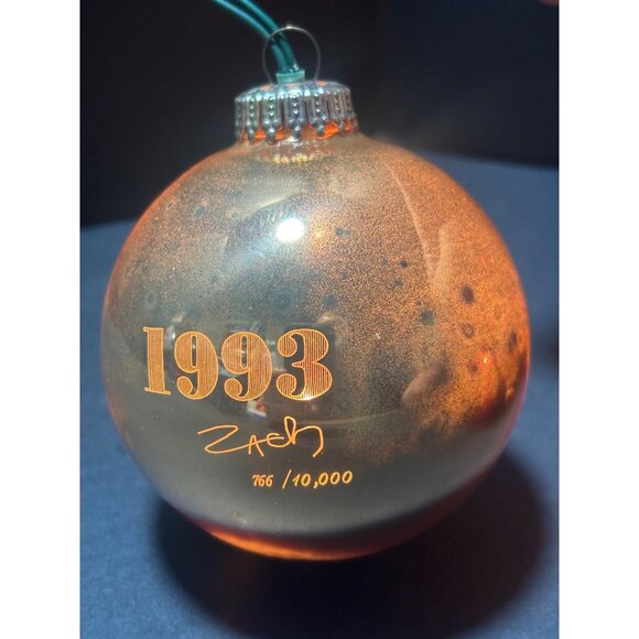 LuminEtch VTG 1993 Nativity Ornament Gold Glass 766/10000 Holiday - Picture 2 of 7